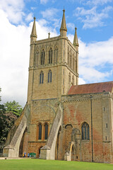 Fototapeta premium Pershore Abbey in Worcestershire, England,
