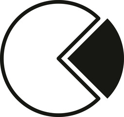 Fototapeta premium Growing bar graph icon