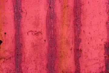 Texture from damaged pink paint.
