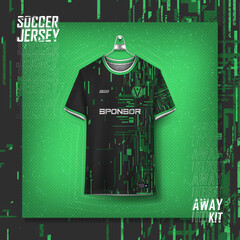 Soccer jersey design for sublimation, sport t shirt design