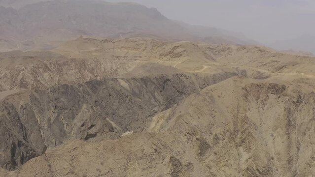 Aerial, Above The Snake Canyon, Oman