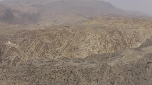 Aerial, Above The Snake Canyon, Oman
