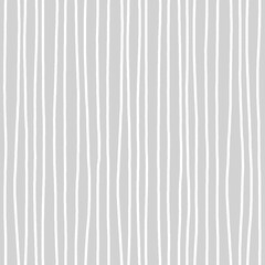 Vertical uneven white stripes on grey background. Hand drawn watercolour seamless pattern. For all types of surface design: textile, wrapping paper, wallpaper, stationery and packaging design