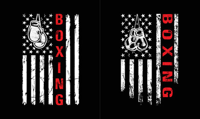 Boxing 4th Of July Design