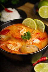 Tom Yum kung Spicy Thai soup
