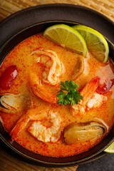 Tom Yum kung Spicy Thai soup