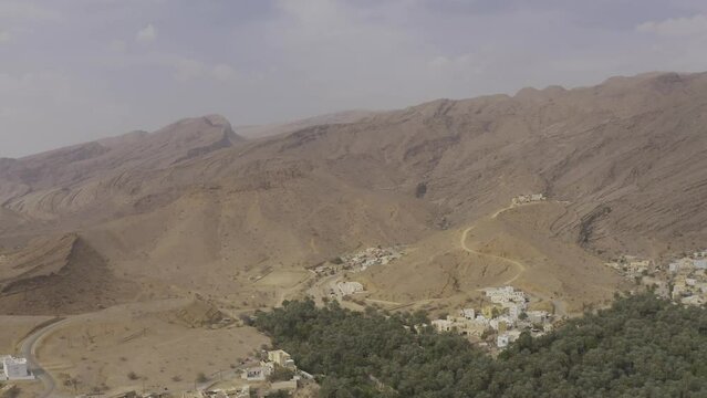 Aerial, Area Around Wadi Bani Khalid, Oman