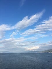 Obraz premium clouds over sea
