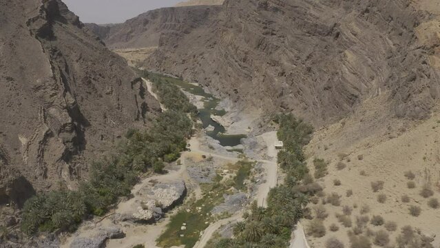 Aerial, Area Around Wadi Bani Khalid, Oman