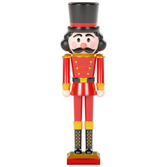 Nutcracker isolated 3d render