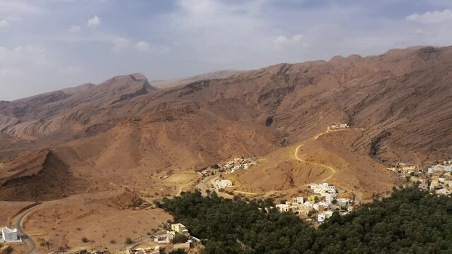 Aerial, Area Around Wadi Bani Khalid, Oman