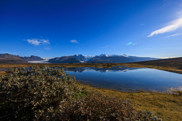 lake and mountains