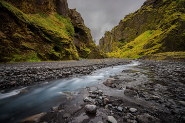 river in the mountains