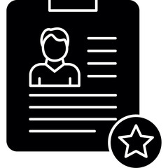 Good Resume CV Icon