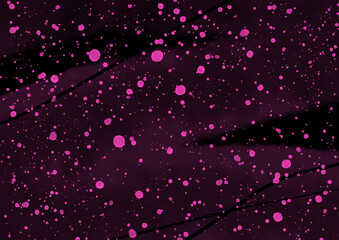 Obraz na płótnie Canvas しぶきのあるビビットなピンクの背景素材