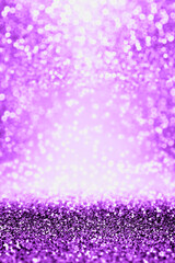 Purple glitter Halloween background, birthday dance club, Mardi Gras masquerade carnival, ladies night or Christmas - 530117746