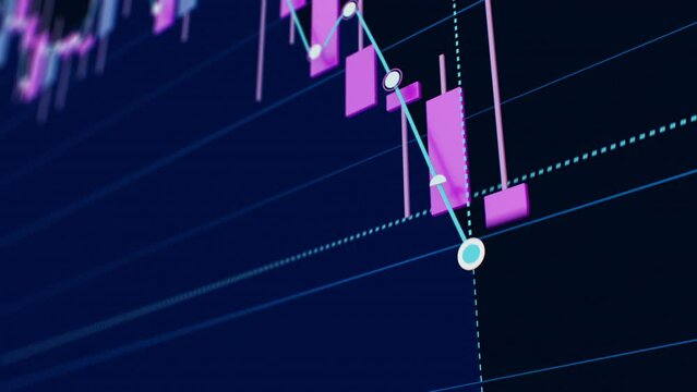 Charts Of Price Growth In The Stock Market. Japanese Candles.
Stock Candlestick Chart Rise. Business Positive Trend And Growth.
Futuristic High-quality 4K UHD Full HD Animation.