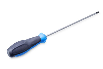 Screwdriver on a white isolated background