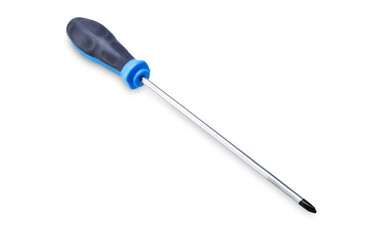 Screwdriver on a white isolated background