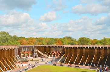 Brine graduation towers in Inowrocław