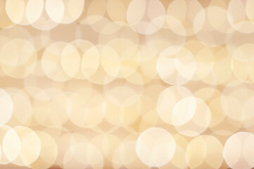 abstract bokeh background, blurred lights in warm yellow, Christmas theme. High quality photo