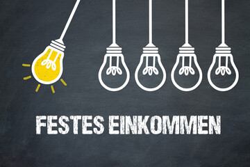 Fototapeta premium festes Einkommen