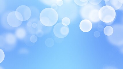 Abstract background blue and white blur gradient with bright clean and bokeh	