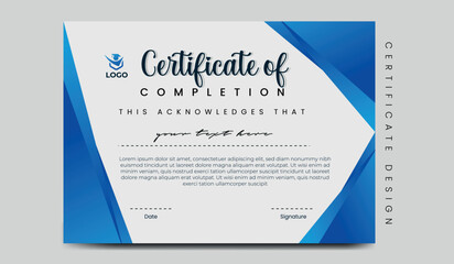 Obraz premium certificate of template vector