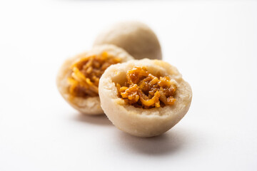 kozhukatta or kolukattai pidi is Steamed dumplings made with rice flour, filling coconut, jaggery