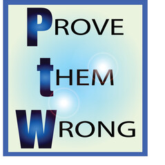Prove them wrong motivational typography quote