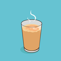 Indian traditional tea glass