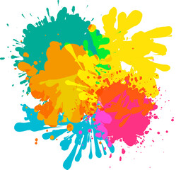 Fototapeta premium Abstract splash watercolor. Suitable for websites, Stickers, Banners, Social media and layouts, Art and collages, General use cases. png.