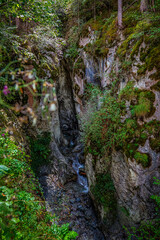 der Canyon "Kronburger Tobel"