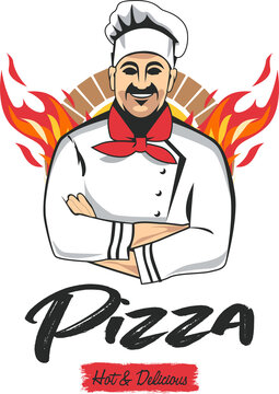 Pizzeria Png Emblem. Pizza logo template. Suitable for websites, Stickers, Banners, Social media and layouts, Art and collages, General use cases. png.