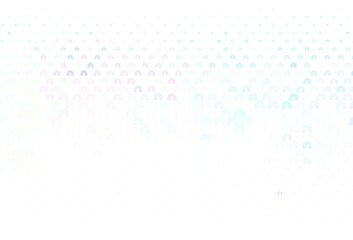 Light Multicolor vector backdrop with rainbows, clouds.