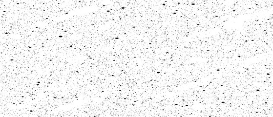 Abstract vector noise. Small particles of debris and dust. Distressed uneven background. Grunge texture overlay with fine grains isolated on white background. Vector illustration. EPS10.