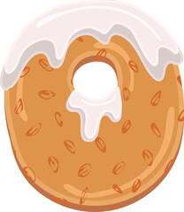 Letter 0 font new year