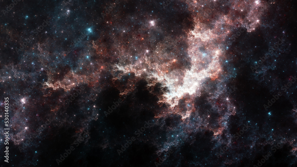Canvas Prints thunderstruck nebula - sci-fi nebula- good for sci-fi related productions or gaming content