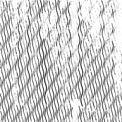 Rough texture. Broken plaster wall effect. Grunge worn damask pattern design. Distressed fabric texture. Overlay  design. Vector illustration. Eps10.