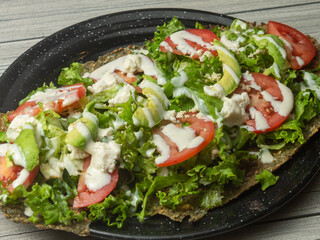 mexican food huarache
