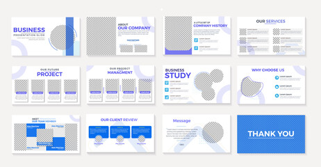 Modern Business Presentation 12 Slide Templates