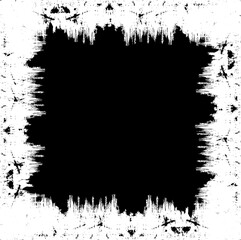 Scratched Frame. Grunge Urban Background Texture Vector. Dust Overlay. Distressed Grainy Grungy Framing Effect. Distressed Backdrop Vector Illustration. EPS 10.