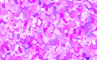 Light Purple vector background with set of hexagons.