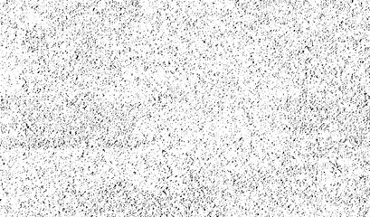 Abstract vector noise. Small particles of debris and dust. Distressed uneven background. Grunge texture overlay with fine grains isolated on white background. Vector illustration. EPS10.
