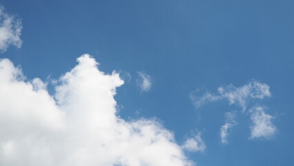 blue sky and clouds