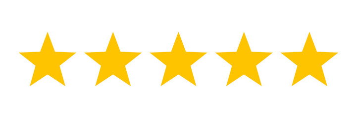 Five stars rating