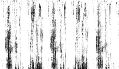 Monochrome texture composed of irregular graphic elements. Distressed uneven grunge background. Abstract vector illustration. Overlay for interesting effect and depth. Isolated on white background.