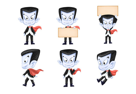 Dracula Vampire Halloween Clipart