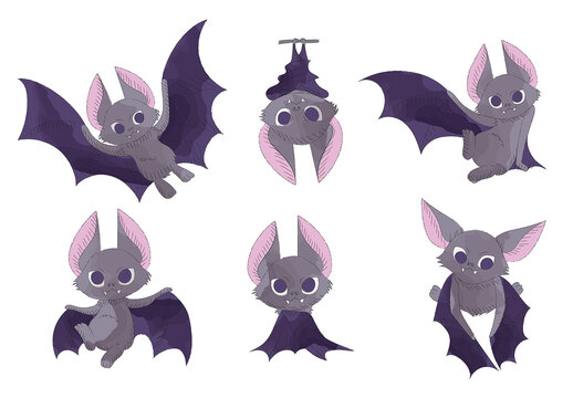 Cute Halloween Bats