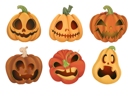 Halloween Pumpkin Jack O Lantern Clipart